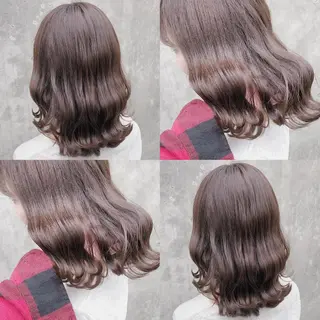 ミディアム カラー ヘアアレンジ メンズ キッズ 💟Chloe原宿店 🩶ハイトーンのヘアスタイル