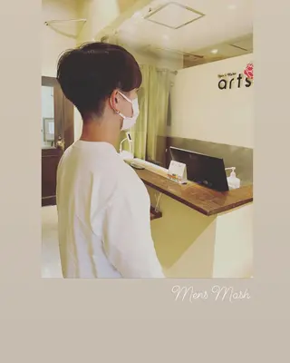 ショート メンズ ハイライト/インナー /ブリーチ/レイヤーのヘアスタイル