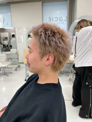ショート メンズ 森田 玲央のヘアスタイル