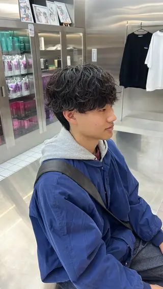 パーマ メンズ fifth PARK所属・fifth PARK HIN★T★のヘアスタイル