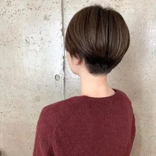 ショート カラー 二宮 早智子のヘアスタイル
