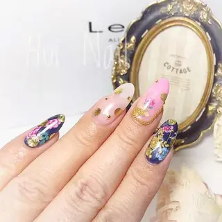 ミディアム めぐみのネイルサロン 惠のネイルデザイン