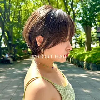 ショート taiga レイヤー /髪質改善/矯正🌈のヘアスタイル