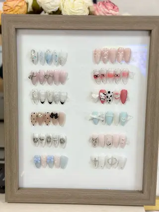 ネイル By moonネイル 🌷ワンホン/韓国風のネイルデザイン