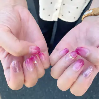 セミロング カラー パーマ ヘアアレンジ キッズ ネイル マツエク・マツパ アイブロウ Salon Kのネイルデザイン