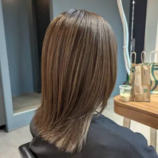 ミディアム カラー EIGHT/ satone🩵のヘアスタイル