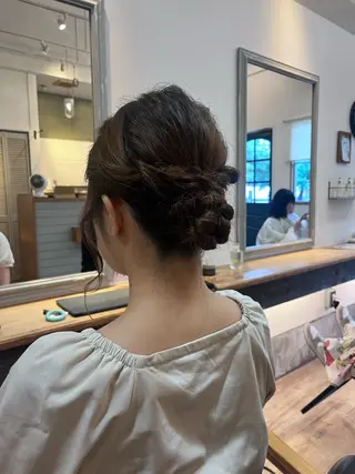 ハラちゃんカット✂︎ 透明感🩵ケアカラーのヘアスタイル
