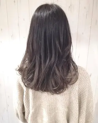 ミディアム カラー 西川 敏夫のヘアスタイル