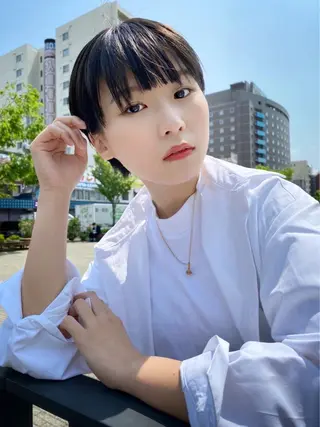 ショート レイヤー/似合わせ TAKUYAのヘアスタイル