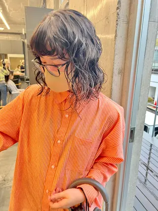 ミディアム パーマ sakoda shunkiのヘアスタイル