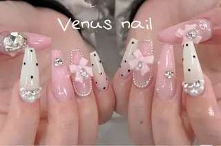 ネイル Venusパラジェル 長さだし専門店のネイルデザイン