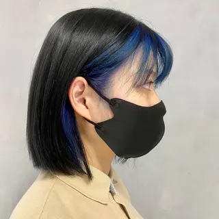 ミディアム カラー 髪質改善/縮毛矯正 レイヤー/松川匠のヘアスタイル