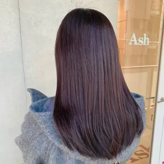 カラー 遠藤姫花 𝒂𝒔𝒉草加𓂃のヘアスタイル