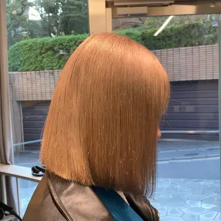 ミディアム カラー サロウィン(SALOWIN)原宿iori店所属・れい🫧 ハイトーン特化のヘアスタイル