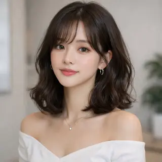 ミディアム リムヘアーズボウグループ所属・rim. reinaのヘアスタイル