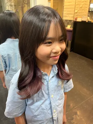 カラー 橋本 風花のヘアスタイル