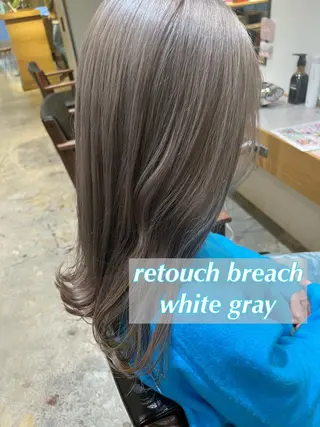 ロング カラー Kana 🍋 ハイトーン【高円寺】のヘアスタイル