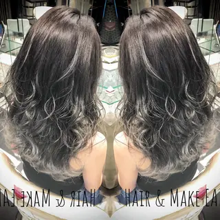 ロング カラー EARTH 越谷店のヘアスタイル