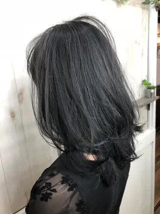 ミディアム カラー PSY(サイ)所属・PSY(サイ)池袋 金田尚久🎨のヘアスタイル