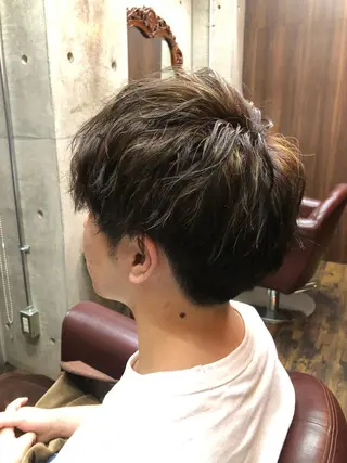 ショート パーマ メンズ kico home 肥後橋店所属・似合わせレイヤー 阿波座/ふじむらのヘアスタイル