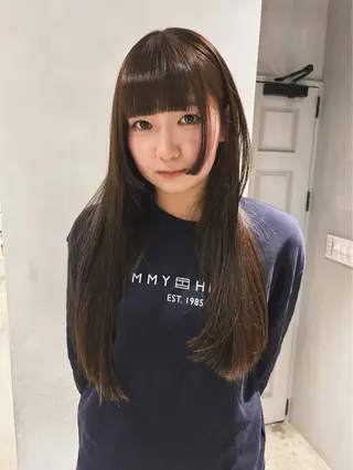 ロング カラー Juna✂️ レイヤー / ボブのヘアスタイル