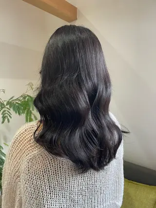 カラー mopa所属・mopa_kaede 暖色カラー/ロングのヘアスタイル