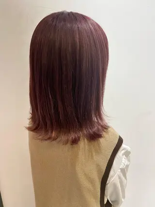 ミディアム カラー 🐺ウルフ/レイヤー 似合わせ‎🤍沙羅のヘアスタイル