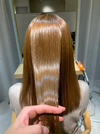 セミロング ✨髪質改善　美髪✨ 縮毛　井上 大誠のヘアスタイル