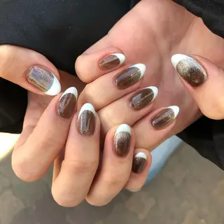 ロング カラー ヘアアレンジ キッズ ネイル マツエク・マツパ 福田 加奈のネイルデザイン