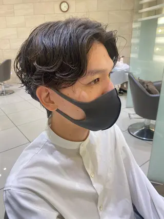 パーマ メンズ 銀座メンズ専門🖤 小島奈々のヘアスタイル