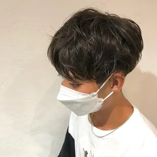 ショート パーマ メンズ DAHLI plum（ダリ　プリュム）所属・中村 玲美のヘアスタイル