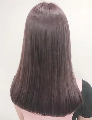 セミロング カラー ヘアアレンジ メンズカット無料 🍁遠藤歩未🍁のヘアスタイル