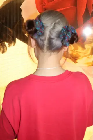 セミロング カラー ヘアアレンジ @kyoniyy KYONIのヘアスタイル