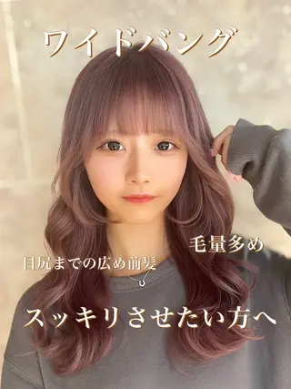 ロング カラー 顔まわりの神様✨ 透明感カラー藤嶋秀幸のヘアスタイル