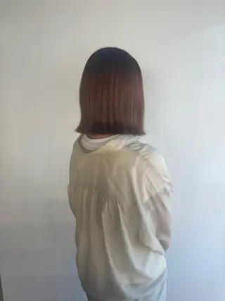 ミディアム よしなり あみのヘアスタイル