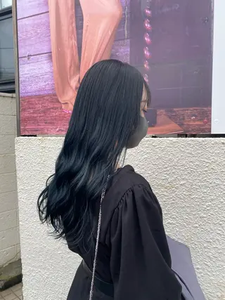 ロング カラー ヘアアレンジ niconail 千歳烏山店所属・niconail 🧣ayu 📍烏山のネイルデザイン