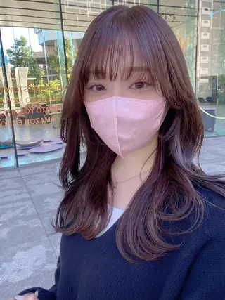 セミロング カラー ヘアアレンジ 【代表】 たき〜のヘアスタイル