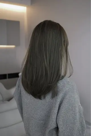 セミロング カラー ボブ COA GINZA 佐藤壮真のヘアスタイル