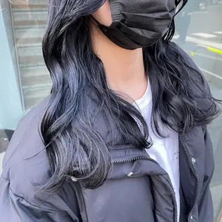 ロング 🦋韓国風カラー🦋 こうせい原宿のヘアスタイル