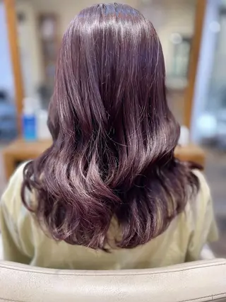 ミディアム カラー ♦️髪質改善美髪矯正 💍谷口克也♦️のヘアスタイル