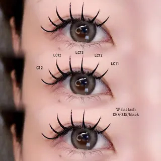 マツエク・マツパ LILY立川🎀 RINKAのマツエク・マツパデザイン