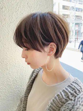 ショート カラー パーマ ヘアアレンジ ROAMER スタイリストのヘアスタイル