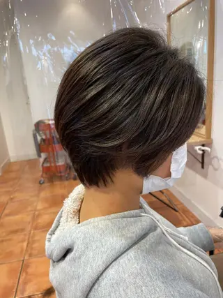 ショート 美髪ストレート/ メンズヘア/中田海斗のヘアスタイル