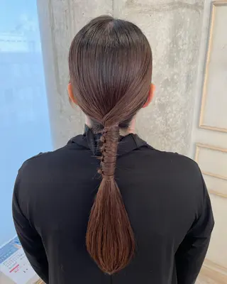 ロング ヘアアレンジ サソウ ユリエ🥥のヘアスタイル