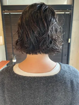 ショート パーマ ANY Nodokaのヘアスタイル