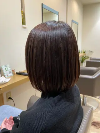 ショート カラー パーマ 韓国レイヤー🎀/ 顔周り特化🎀/豊田のヘアスタイル