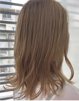 ミディアム 🌿透明感ヘア 園田 朱梨🌿のヘアスタイル