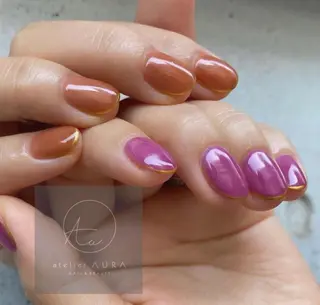 ネイル atelier AURA ｱﾄﾘｴ ｱｳﾗ所属・atelier AURAのネイルデザイン