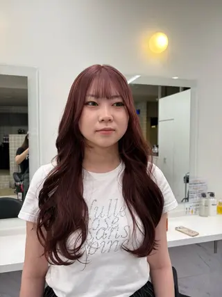 カラー 透明感ベージュ🤎 ナチュラルレイヤーのヘアスタイル