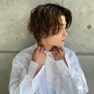 カラー 満足度No.1✨メン ズ専門サロン✨渋谷のヘアスタイル